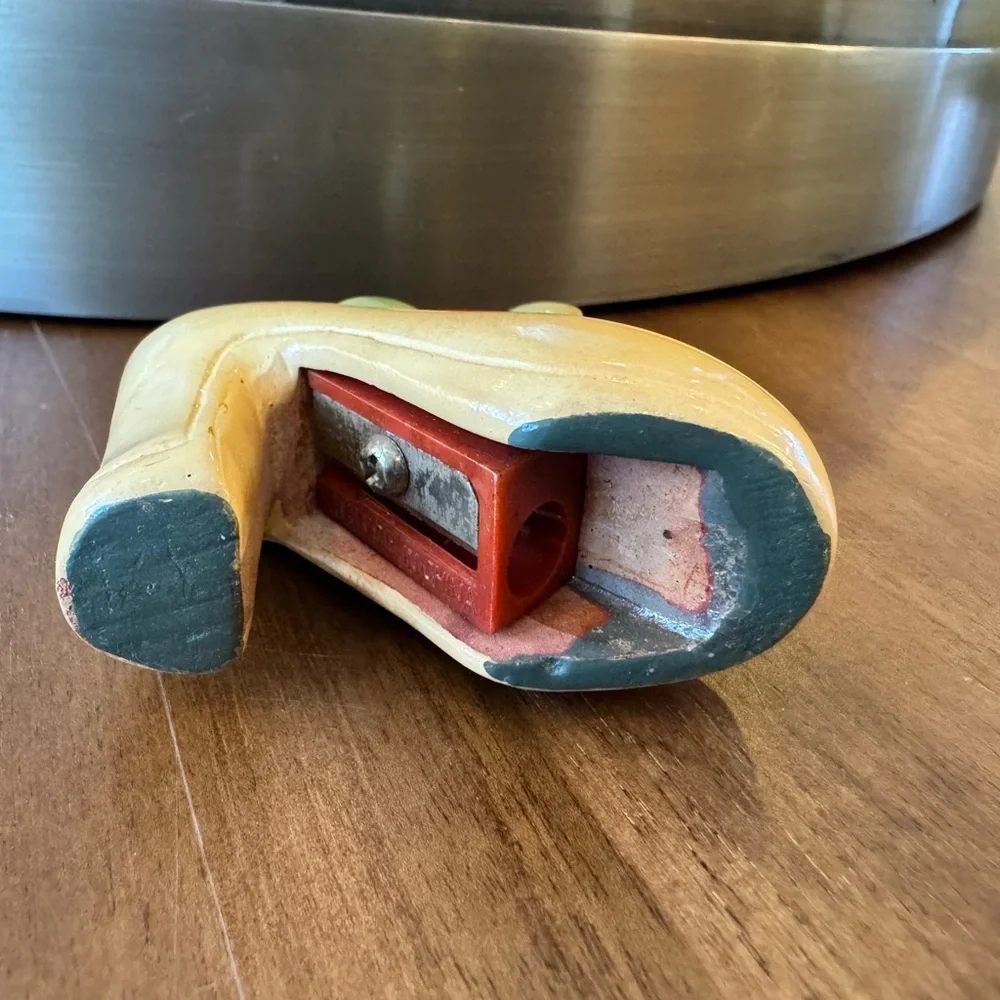 Vintage Cat on a Shoe Pencil Sharpener